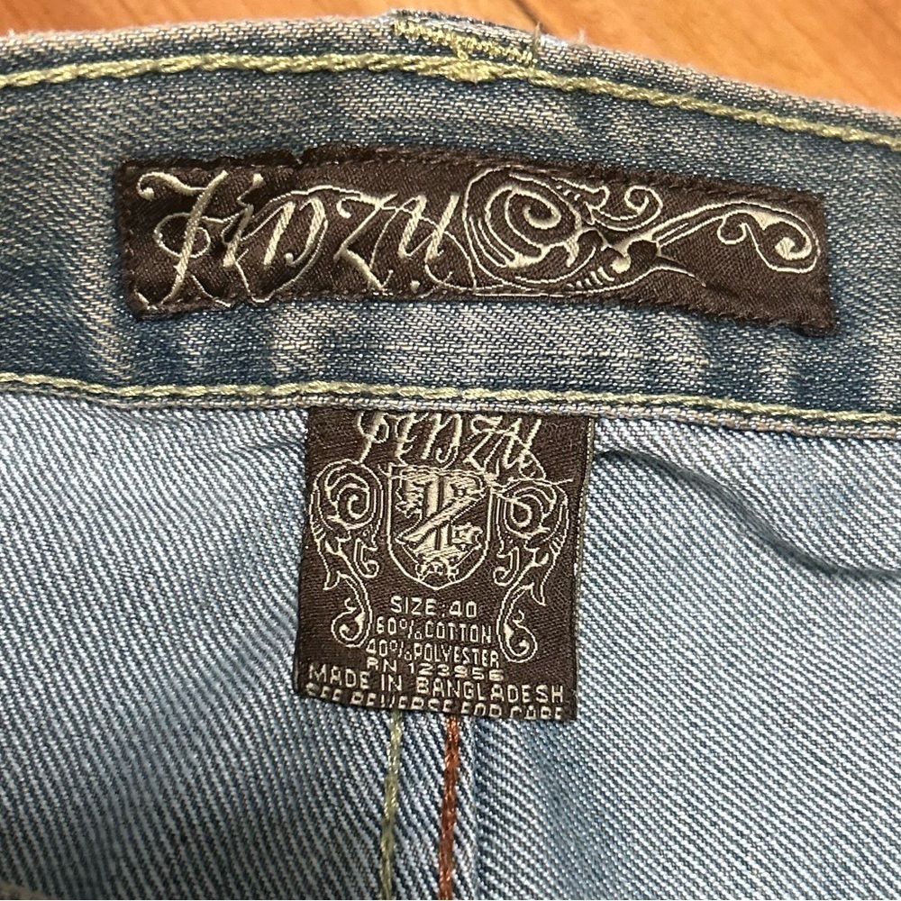 Vintage Jinzu denim shorts/jorts size 40. Inseam 15 inches - Picture 7 of 7